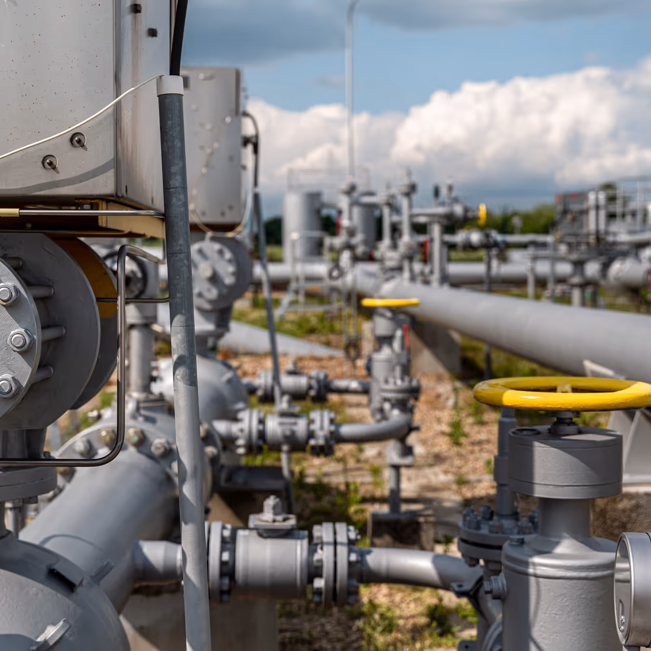 Schiță de alocare pe segmente: upstream, rețea, servicii